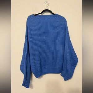 Listicle Blue Knit Sweater Small NEW